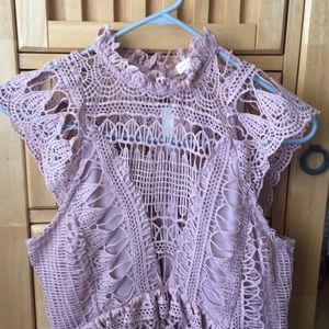 Southern Fried Chics blush colored dress